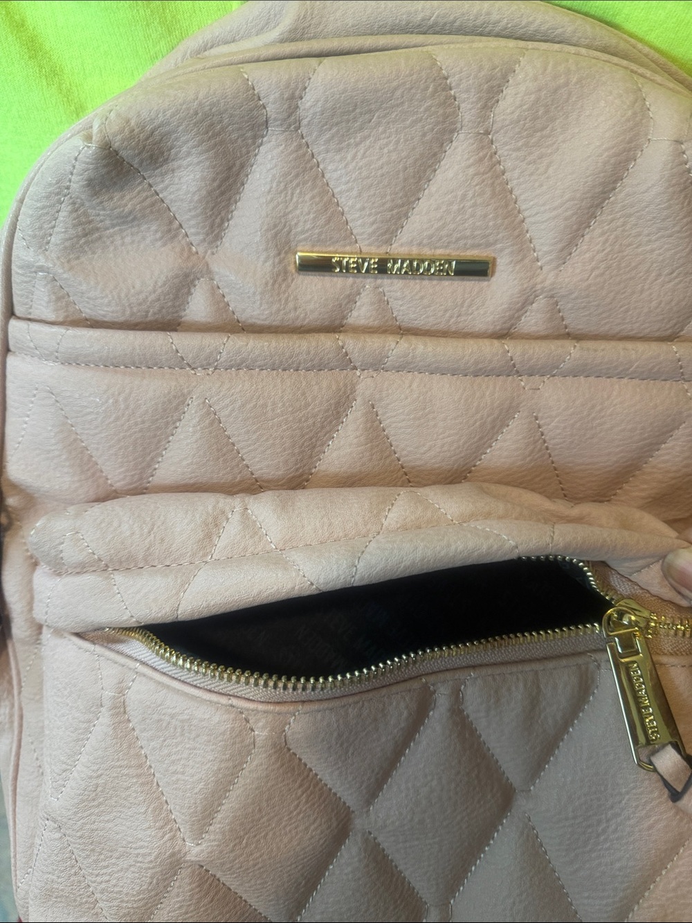 Steve Madden Quilted Backpack - Picture 6 of 7